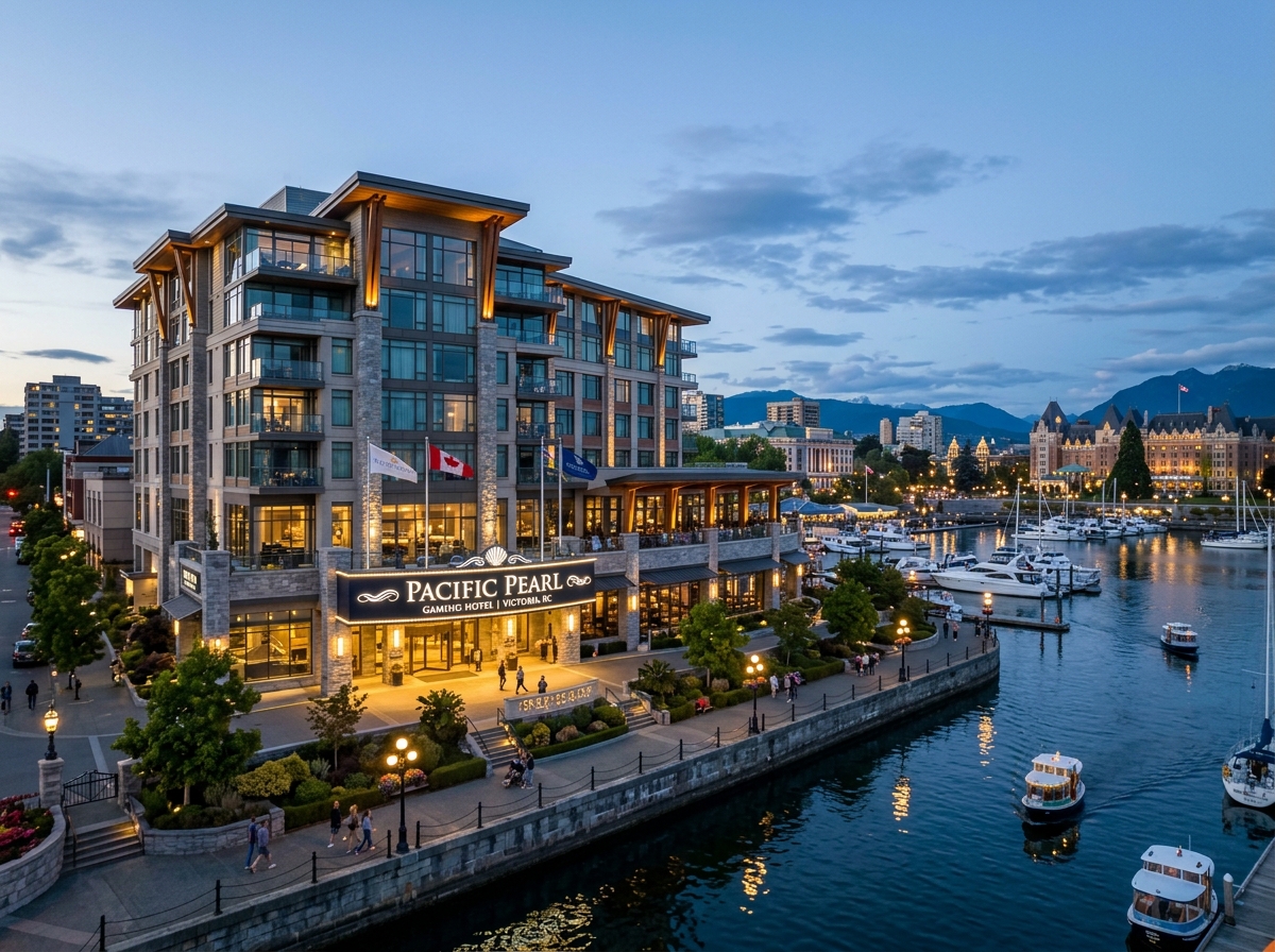 Luxury hotel view for Pacific Pearl Gaming Hotel